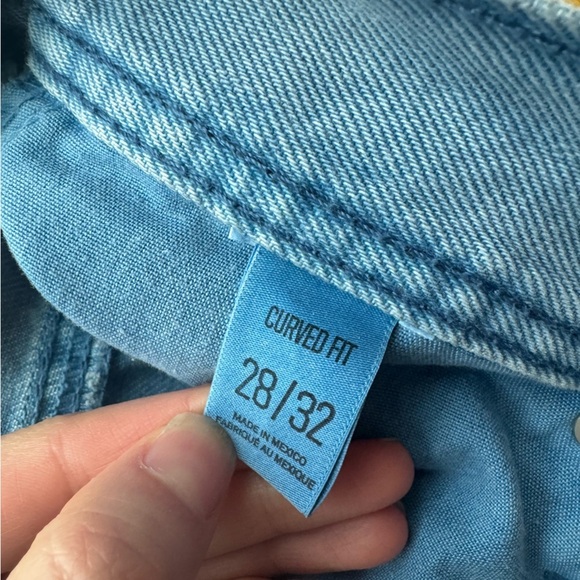 BDG URBAN OUTFITTERS LIGHT BLUE CURVED FIT JEANS - 28 - Picture 14 of 16